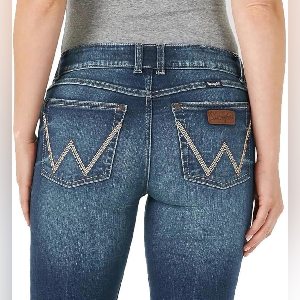 Wrangler Retro 31/11X36 Women's Classic Blue Boot Cut Jeans Mid-Rise NWT #7 - Picture 12 of 13
